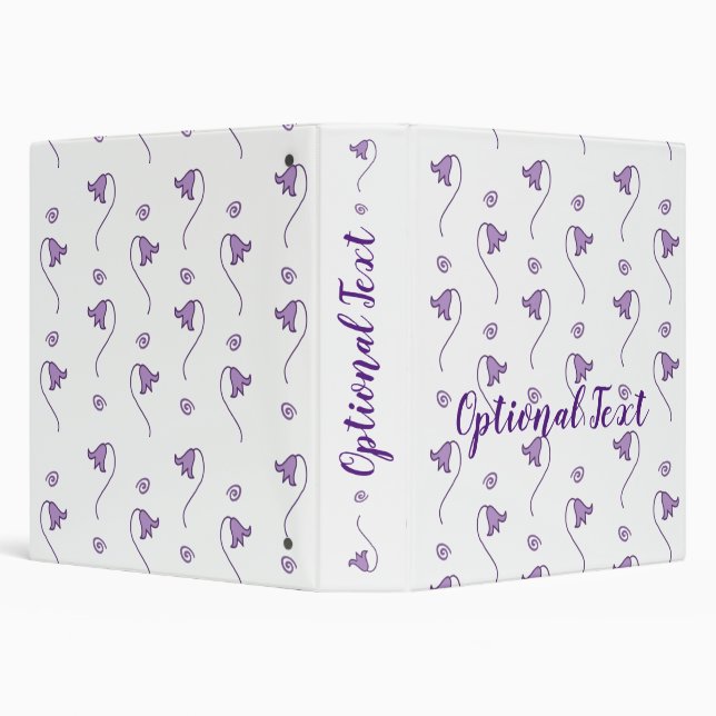 Classeur Floral Bells Motif (Arrière-plan)