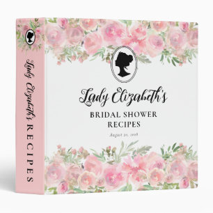 Classeur Floral Blush Rose Regency Fête des mariées Thème