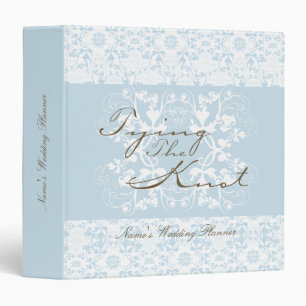 Classeur Floral Damask Attache Le noeud Chic Wedding planne