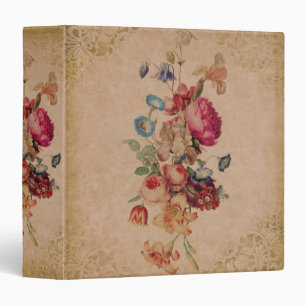 Classeur floral de rose assez victorien de cru