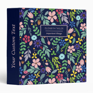 Classeur floral moderne Foliage