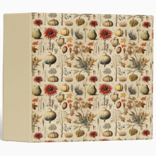 Classeur Floral Thanksgiving Motif Vintage (3)