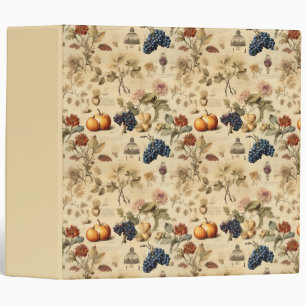 Classeur Floral Thanksgiving Motif Vintage (4)