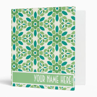 Classeur Floral vert