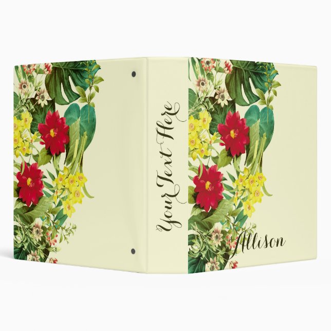 Classeur Floral vintage (Arrière-plan)