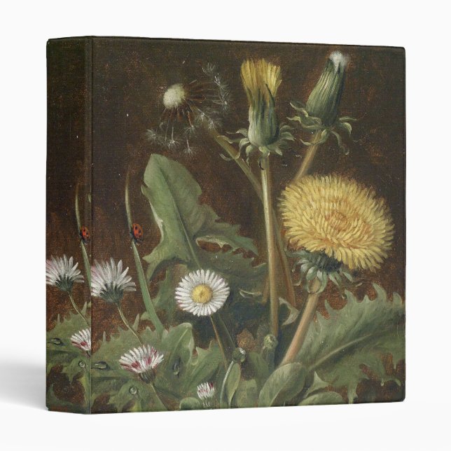 Classeur floral vintage (Devant/Côté)