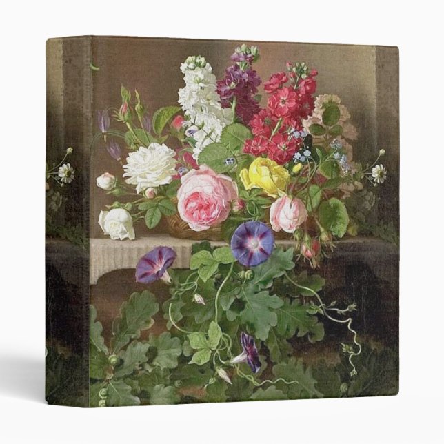 Classeur floral vintage (Devant/Côté)