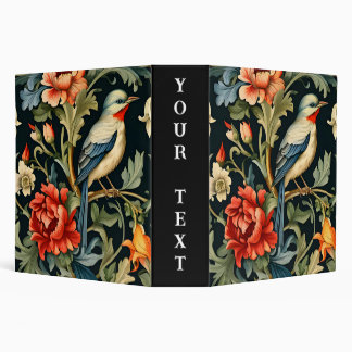 Classeur Flore complexe avec oiseaux