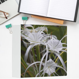 Classeur Flore de Lys d'araignée blanche