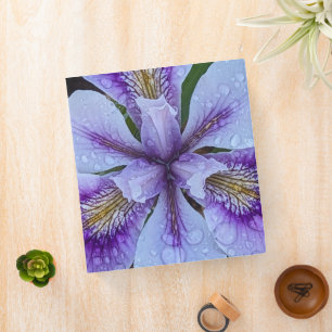 Classeur Flore d'Iris pourpre sans fil