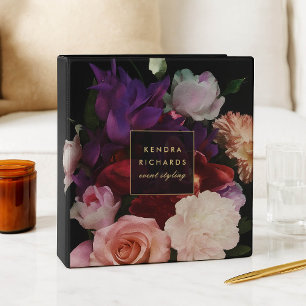 Classeur Flores sombres romantiques