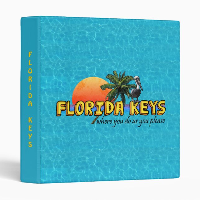 Classeur Florida Keys (Devant/Côté)