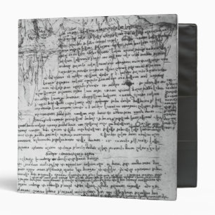 Classeur Fol.145v-b, page du carnet de da Vinci