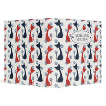 Folk Art Cat Pattern | Farmhouse Kitchen Recipe