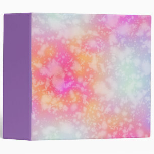 Classeur Fond aquarelle abstrait rose et orange