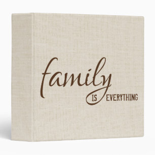 Classeur Fond de toile de jute pour album de famille