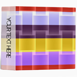 Classeur Fond rayé de couleur vive 2