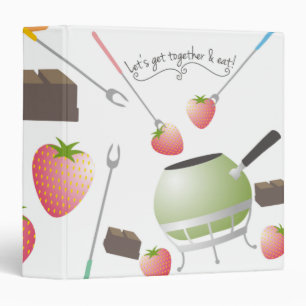 Classeur fondue partie strawberrie recette chocolat classeu