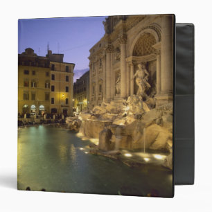 Classeur Fontaine de Trevi la nuit, Rome, Lazio, Italie