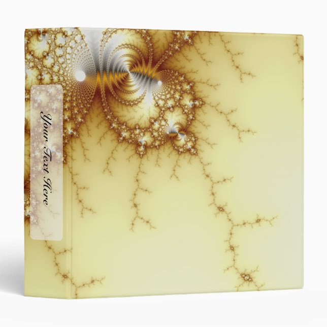 Classeur Fools Gold - Art Fractal (Devant/Côté)