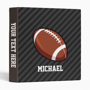Classeur Football ; Gris Noir & Sombre