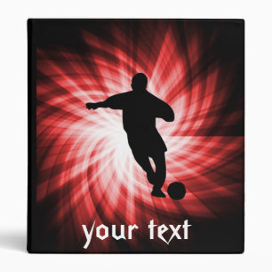 Classeur Football ; rouge