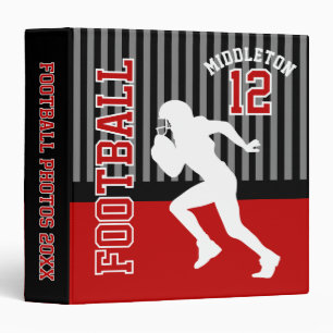 Classeur Football Sport   Nom et numéro do-it-yourself