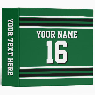 Classeur Forest Green Black Team Jersey Custom