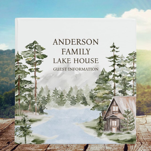 Classeur Forest Mountain Family Cabine Informations sur l'i (In situ)