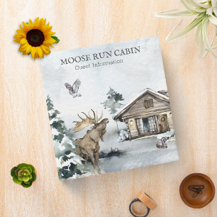 Classeur Forest Winter Woodland Information du Cabine invit