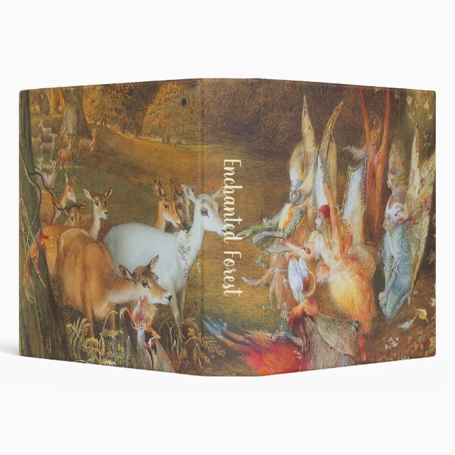 Classeur Forêt enchantée par l'artiste John Anster Fitzgera (Arrière-plan)
