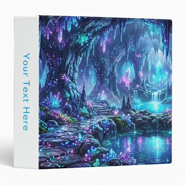 Classeur Forêt lumineuse avec lac (Devant/Côté)