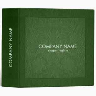 Classeur Forêt Suede Floral Look en cuir