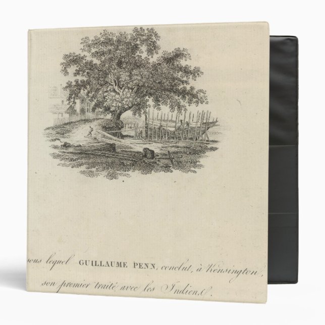 Classeur Forme dans laquelle William Penn (Devant/Intérieur)