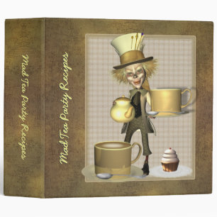 Classeur fou de recette de thé de chapelier 2"