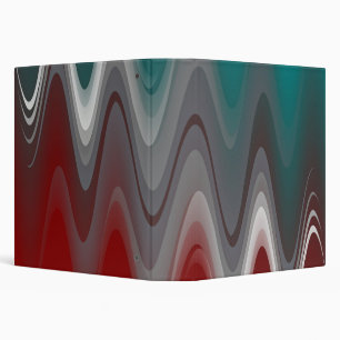 Classeur Foule gris sur la turquoise bordeaux