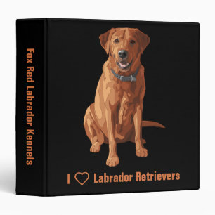 Classeur Fox Red Yellow Labrador Retriever Chien