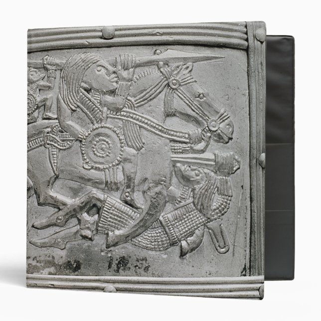 Classeur Fragment de casque, de trésor de Sutton Hoo (Devant/Intérieur)