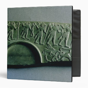 Classeur Fragment d'une palette avec une scène de chasse,
