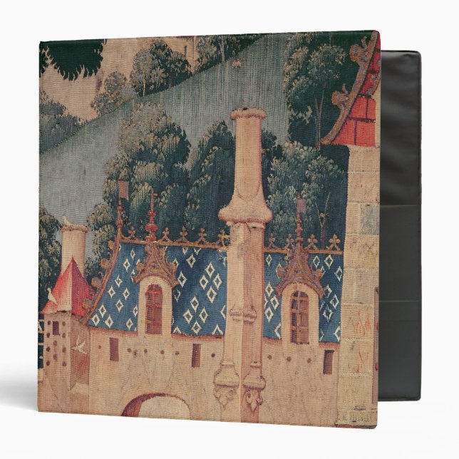 Classeur Fragment d'une tapisserie médiévale (Devant/Intérieur)