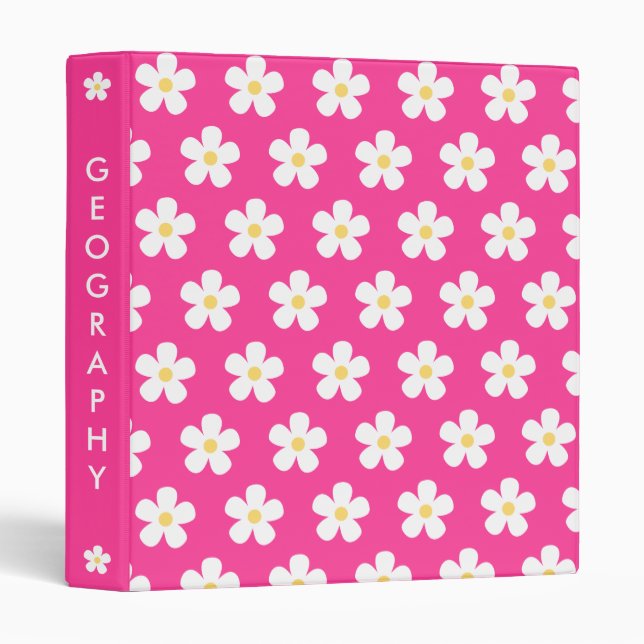 Classeur Fraîcheur Hot Pink (Devant/Côté)