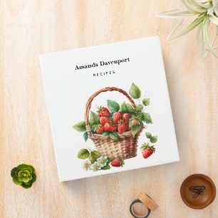 Classeur Fraises fraîches dans un panier en osier Recettes