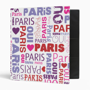 Classeur français d'album photos de typographie d