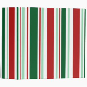 Classeur Frappes de Noël : Rouge/Menthe Vert/Vert foncé/Bla