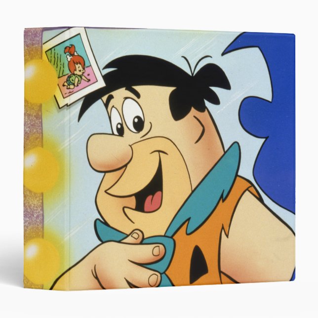 Classeur Fred Flintstone Regardez En Miroir (Devant/Côté)
