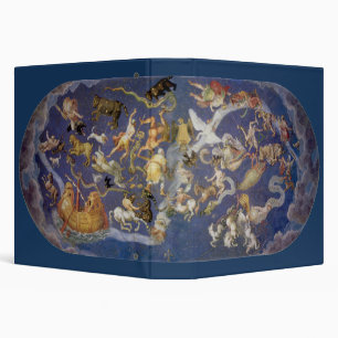 Classeur Fresque céleste des constellations d'astronomie vi