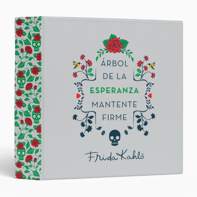 Classeur Frida Kahlo | Árbol De La Esperanza (Devant/Côté)
