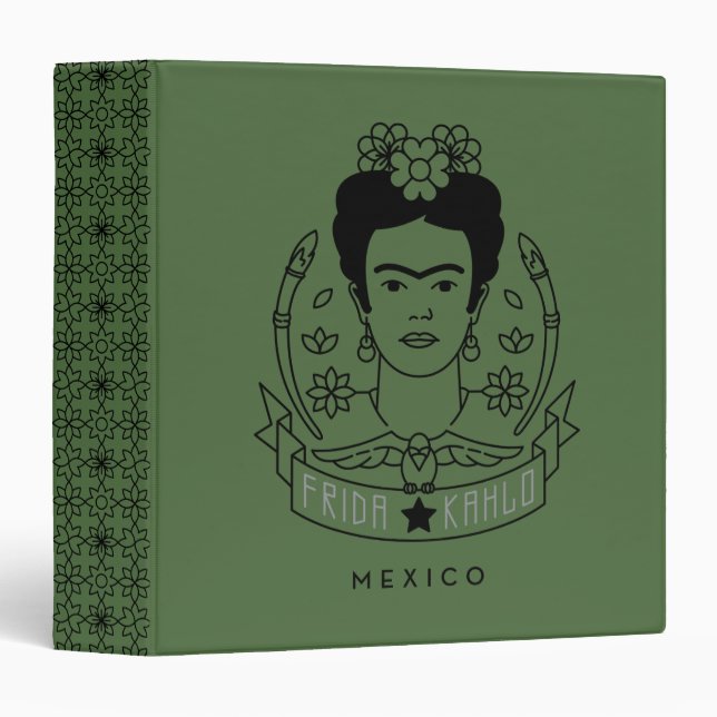 Classeur Frida Kahlo | Heroína (Devant/Côté)