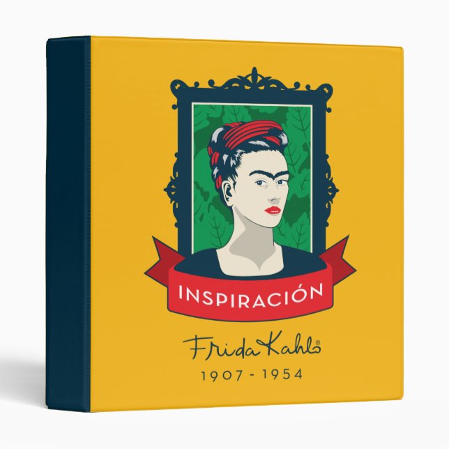 Classeur Frida Kahlo | Inspiración (Devant/Côté)