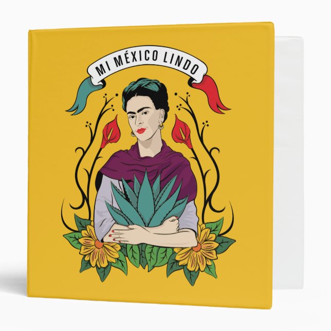Classeur Frida Kahlo | MI Mexique Lindo (Devant/Intérieur)